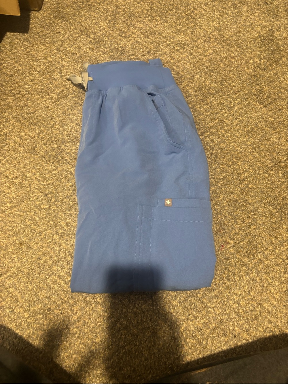 Figs Ceil Blue Yola High Waisted 2.0 - Petite Skinny Scrub Pants - XS, Petite